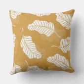 フローラ春 | 黄金と白離れの クッション (裏面)