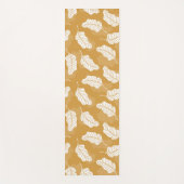 フローラ春 | 黄金と白離れの ヨガマット (正面)
