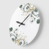 フローラ時計 ラージ壁時計 (傾斜)