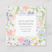 フローラ景観プランナー名刺 スクエア名刺 (正面)