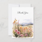 フローラ景観葬儀写真感謝 サンキューカード (正面)