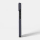 フローラ暗パーソナライズされた色 iPhoneケース (左側面)