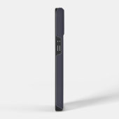 フローラ暗パーソナライズされた色 iPhoneケース (右側面)