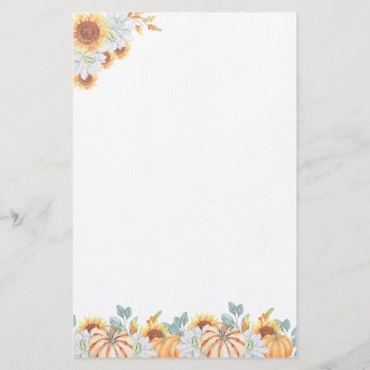 フローラ書文具パーソナライズされた紙 便箋 (裏面)