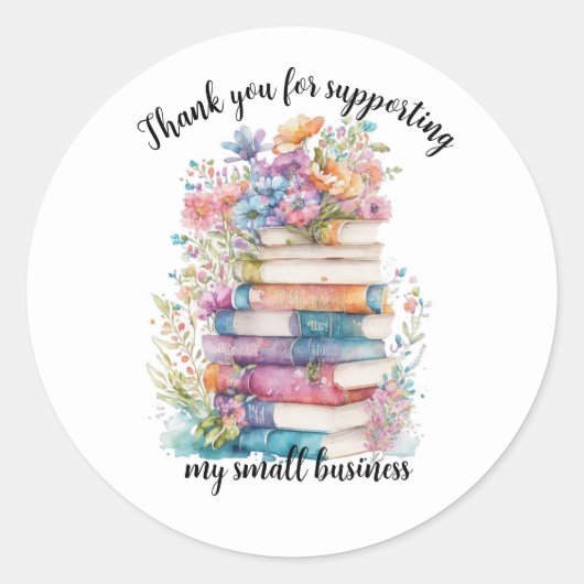 フローラ書籍Scouring Small Business ラウンドシール (正面)