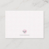 フローラ書要求 | 赤ちゃんシャワー挿入カード エンクロージャーカード (裏面)