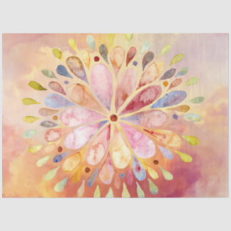 フローラ曼荼羅デコパート紙 薄葉紙