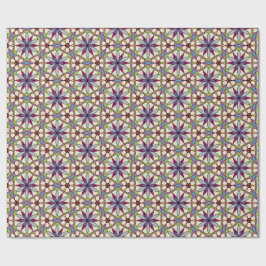 フローラ曼荼羅形状 ラッピングペーパー