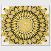 フローラ曼荼羅美術ベクトル ラッピングペーパー (フラット)