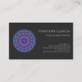 フローラ曼荼羅 名刺 (裏面)