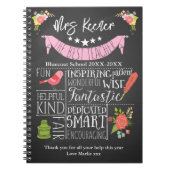 フローラ最高のの先生の離れ退職金 ノートブック (正面)