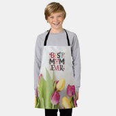 フローラ最高のママ エプロン (着用した状態)