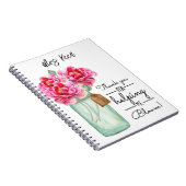 フローラ最高の先生退職金離れギフトNotebo ノートブック (右側)