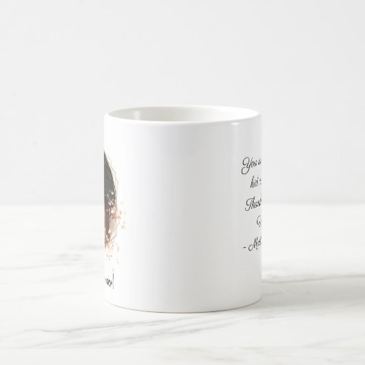 フローラ最高の写真の母の日TシャツC コーヒーマグカップ (中央)