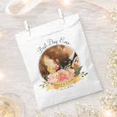 フローラ最高のDay Ever Photo Thank You Wedding Party フェイバーバッグ (クリップ留めされた状態)