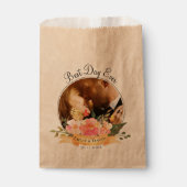 フローラ最高のDay Ever Photo Thank You Wedding Party フェイバーバッグ (正面)