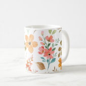 🎨フローラ最高傑作:大量の開花 コーヒーマグカップ (正面右)