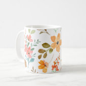 🎨フローラ最高傑作:大量の開花 コーヒーマグカップ (正面左)