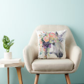 フローラ服を着たユニコーン クッション (椅子)