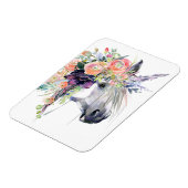 フローラ服を着たユニコーン マグネット (左側)