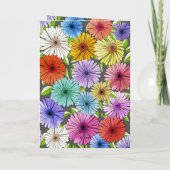 フローラ木炭グパーソナライズされたレイ30歳の誕生日 カード (裏面)