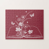 フローラ本の美しい花 ジグソーパズル (横)