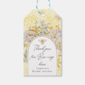 フローラ来てくれてありがとうブライダルシャワー ギフトタグ (正面)