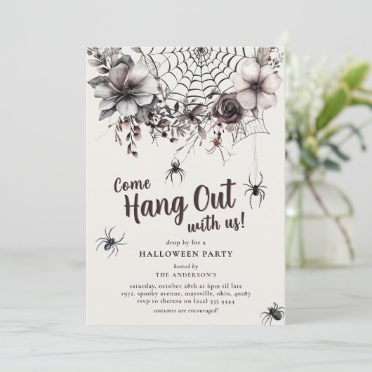 フローラ来スつるアウトハローウィンパーティ 招待状 (スタンド正面)