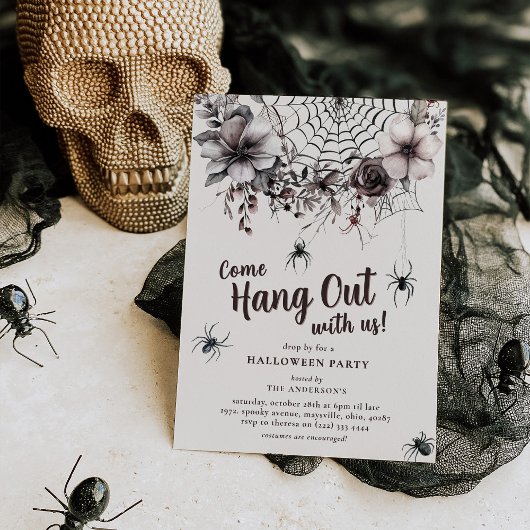 フローラ来スつるアウトハローウィンパーティ 招待状