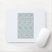 フローラ東マウスパッド – ソフトブルー背景 マウスパッド (マウス)