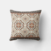 フローラ東洋民族模様 クッション (裏面)