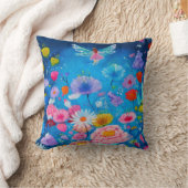 フローラ枕デザイン クッション (ブランケット)