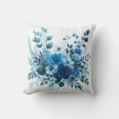 フローラ枕デザイン。ベッド、ソファー、車の枕 クッション (正面)