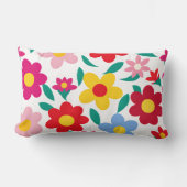 フローラ枕デザイン ランバークッション (正面)