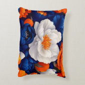 フローラ枕 アクセントクッション (裏面(縦))