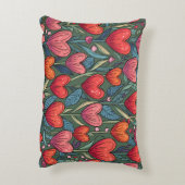 フローラ枕 アクセントクッション (裏面(縦))