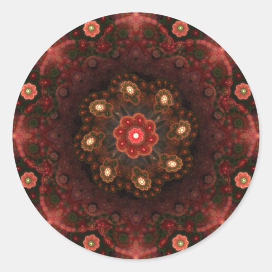 フローラ枕 ラウンドシール (正面)