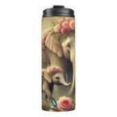 フローラ林に魅了された象 タンブラー (正面)