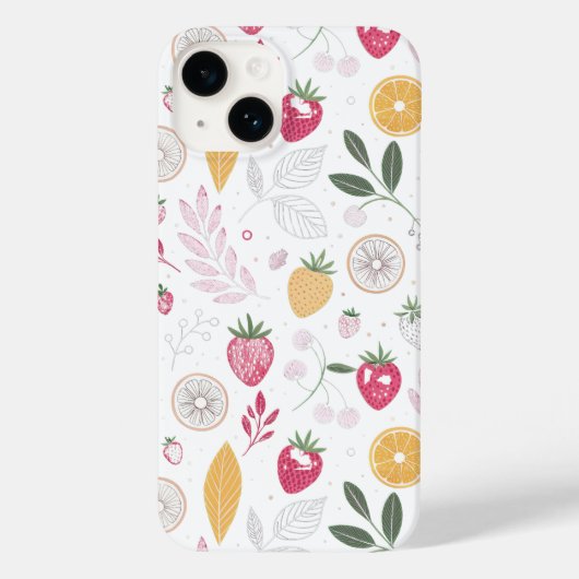 「フローラ果型ウォレットケース」 Case-Mate iPhoneケース (裏面)