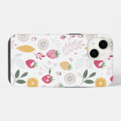 「フローラ果型ウォレットケース」 iPhoneケース (裏面横)