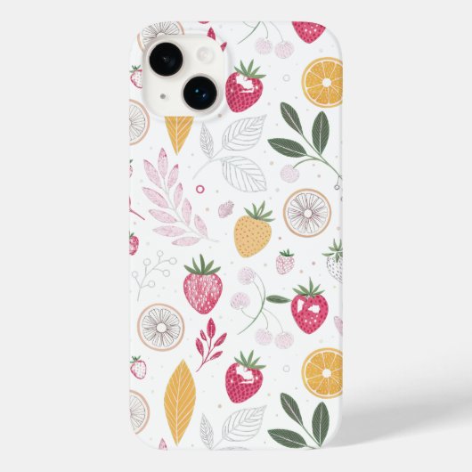 フローラ果実植物学iPhone / iPadケース Case-Mate iPhoneケース (裏面)