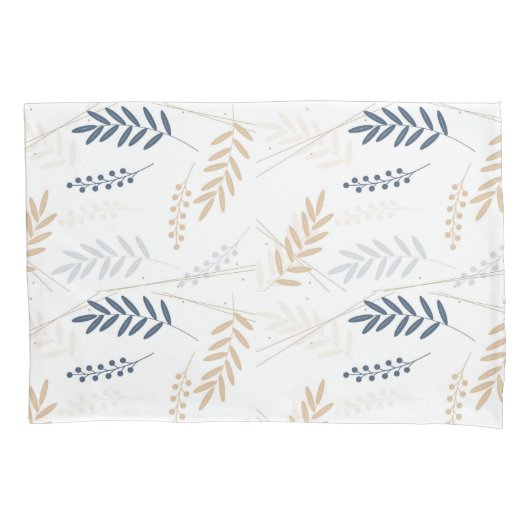 フローラ枝 枕カバー (正面)