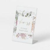 フローラ枠はペデスタルを支持する 台座サイン (正面)