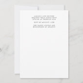 フローラ枠招待状 招待状 (裏面)