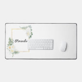 フローラ枠 デスクマット (キーボード&マウス)