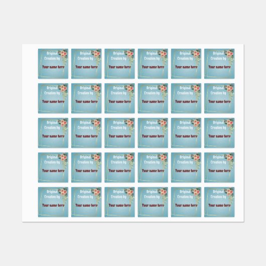 フローラ枠 ラベル (シート)