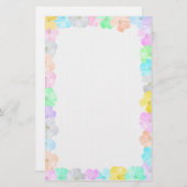 フローラ枠 便箋 (正面/裏面)