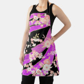 フローラ柄バイオレットピンク エプロン (インサイチュ)