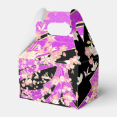 フローラ柄バイオレットピンク フェイバーボックス (裏面サイド)