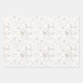 フローラ格言3パックギフトラップ ラッピングペーパーシート (正面2)